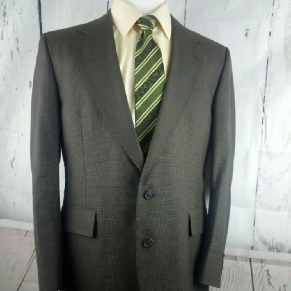 Jos A Bank Business Express 42R Brown Blazer